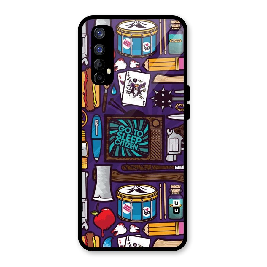 Go To Sleep Glass Back Case for Realme 7