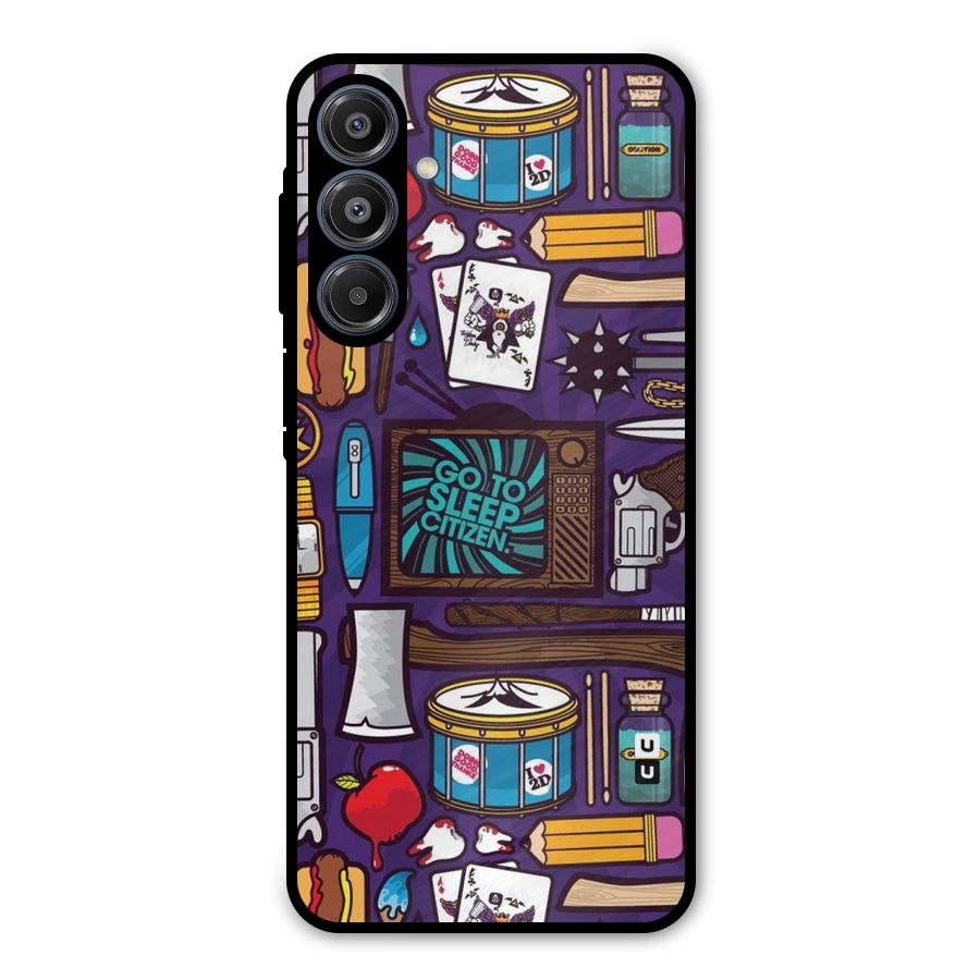 Go To Sleep Metal Back Case for Galaxy A16 5G