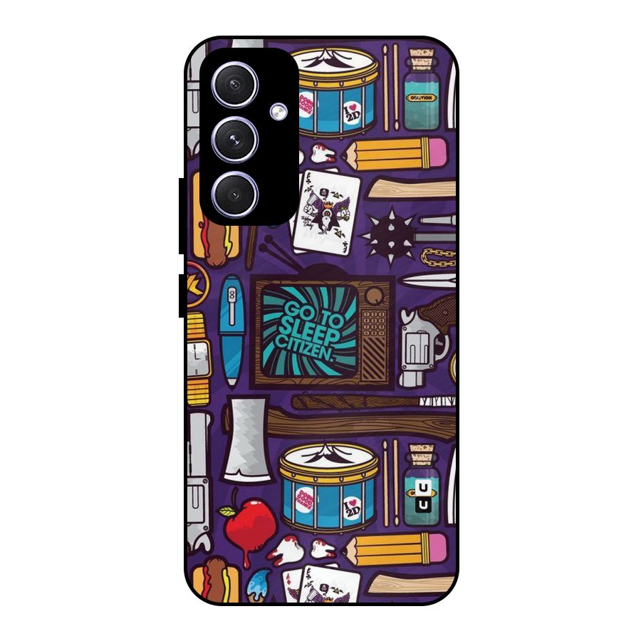 Go To Sleep Metal Back Case for Galaxy A54