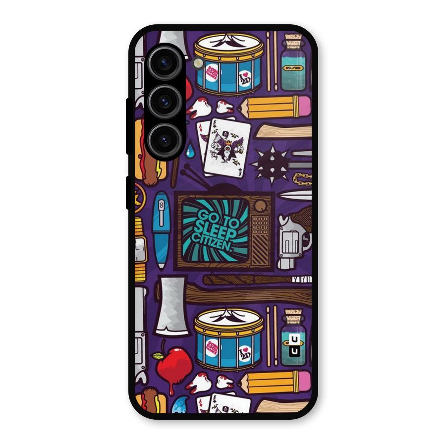 Go To Sleep Metal Back Case for Galaxy S23