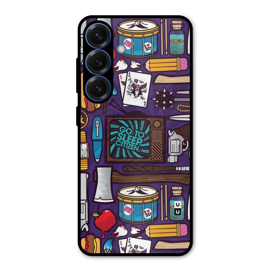 Go To Sleep Metal Back Case for Galaxy S25