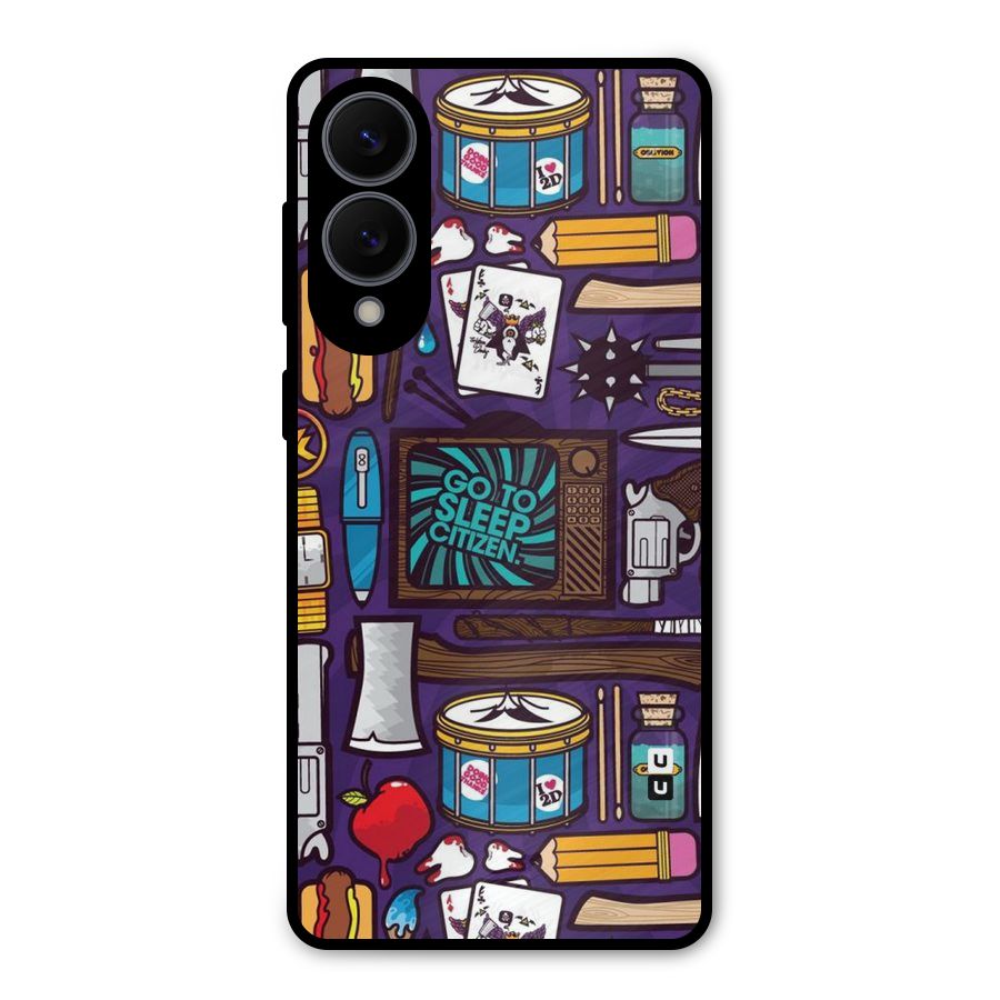 Go To Sleep Metal Back Case for Galaxy S25 Edge