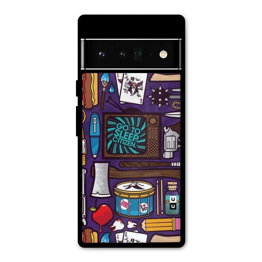 Go To Sleep Metal Back Case for Google Pixel 6 Pro