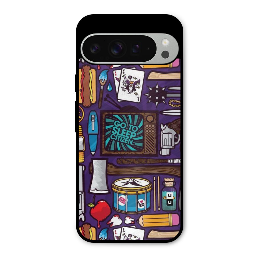 Go To Sleep Metal Back Case for Google Pixel 9 Pro XL