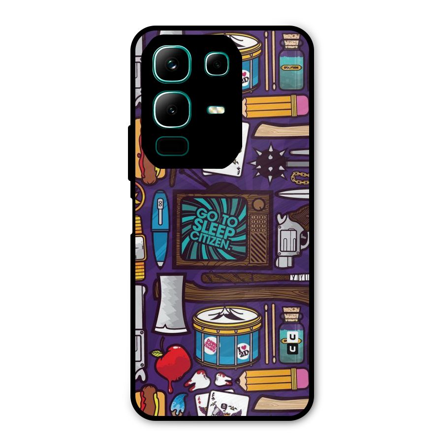 Go To Sleep Metal Back Case for Infinix Note 50x