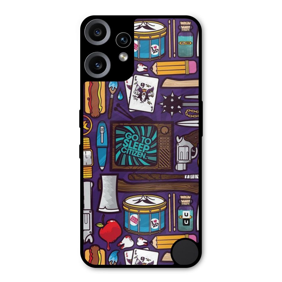 Go To Sleep Metal Back Case for Nothing CMF Phone 2 Pro