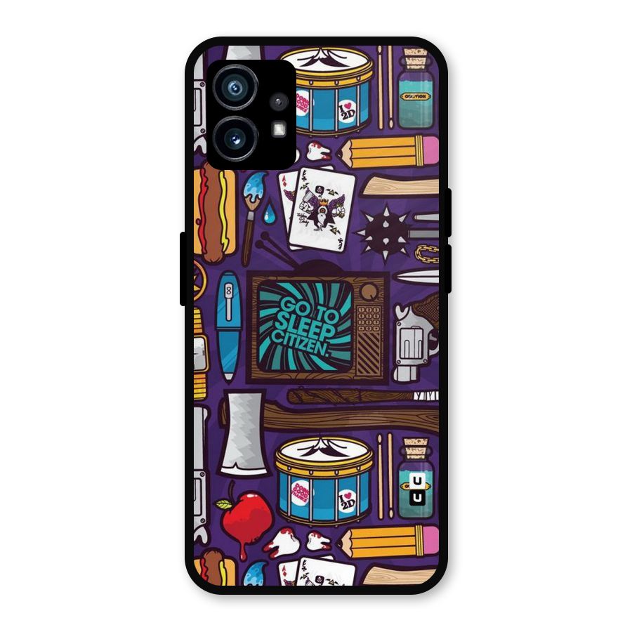 Go To Sleep Metal Back Case for Nothing Phone 1
