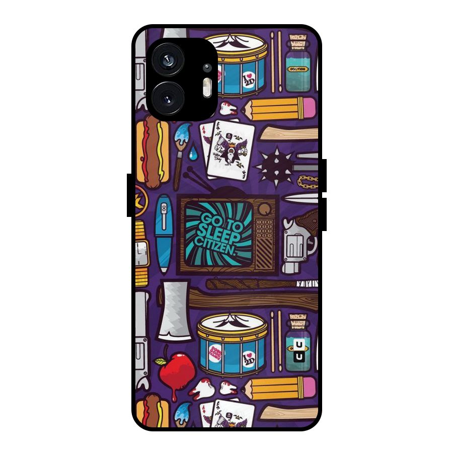 Go To Sleep Metal Back Case for Nothing Phone 2