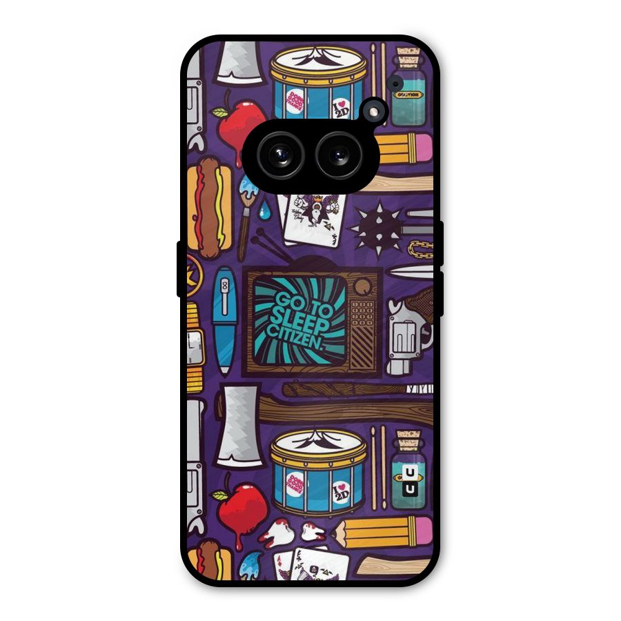 Go To Sleep Metal Back Case for Nothing Phone 2a Plus