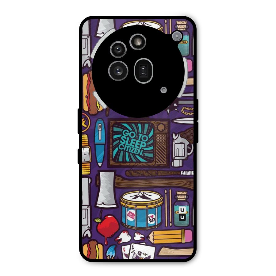 Go To Sleep Metal Back Case for Nothing Phone 3a Pro
