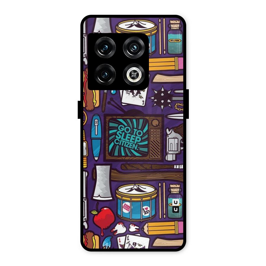 Go To Sleep Metal Back Case for OnePlus 10 Pro 5G