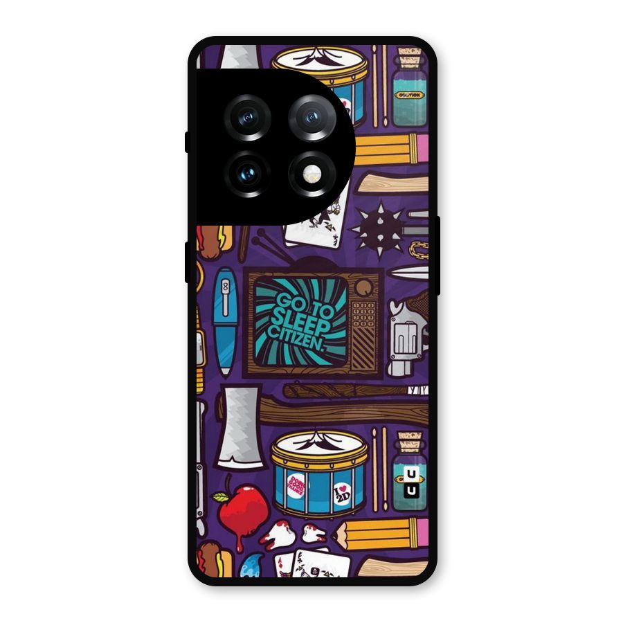 Go To Sleep Metal Back Case for OnePlus 11