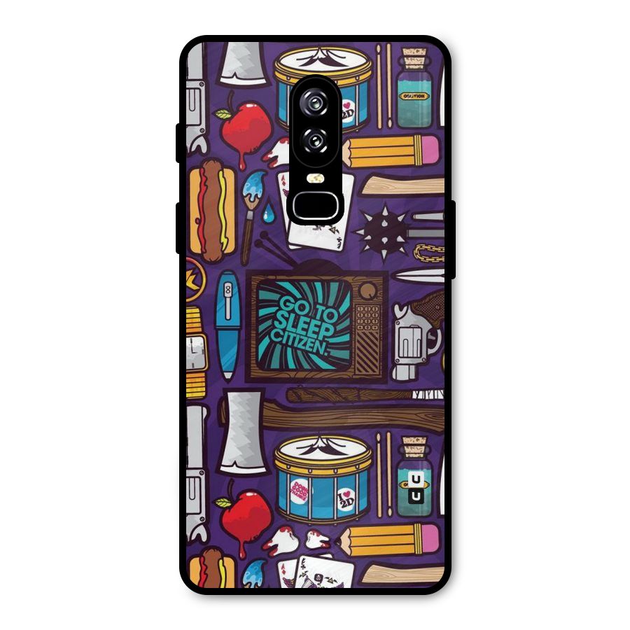Go To Sleep Metal Back Case for OnePlus 6
