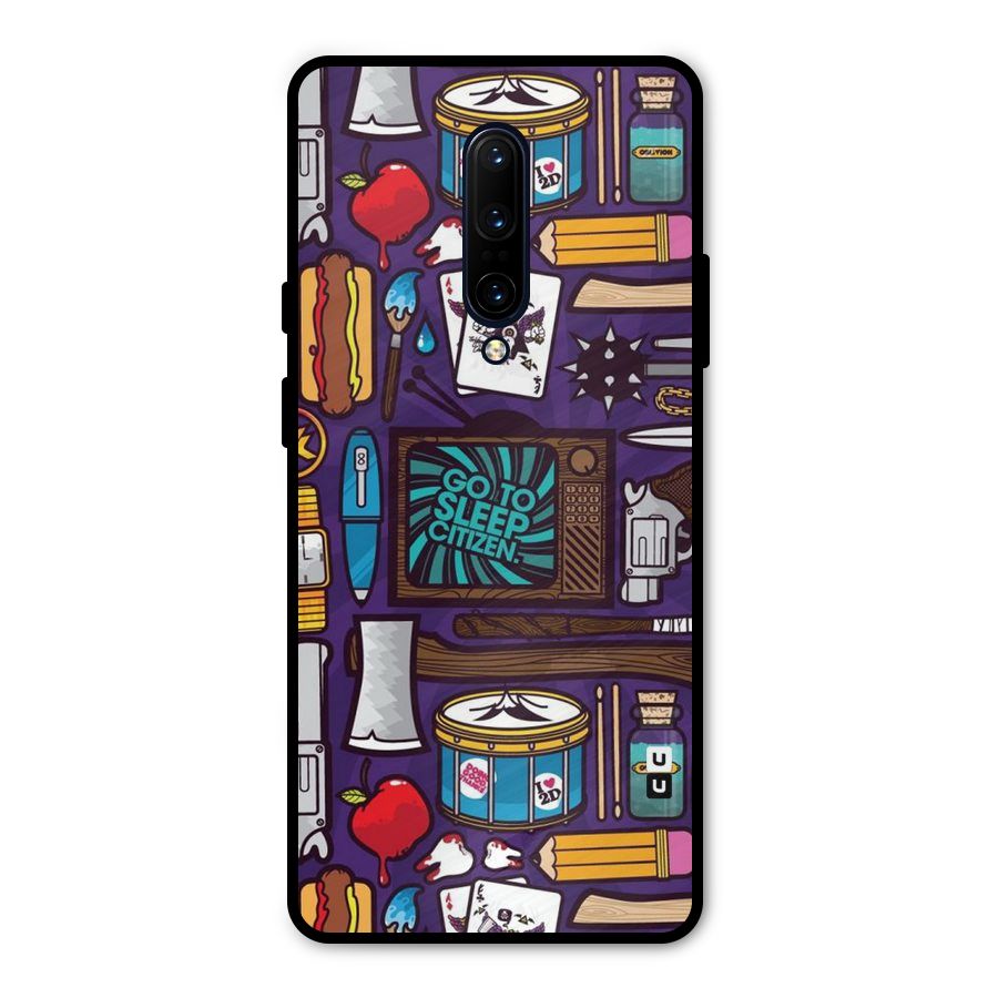 Go To Sleep Metal Back Case for OnePlus 7 Pro