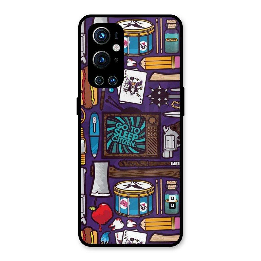 Go To Sleep Metal Back Case for OnePlus 9 Pro