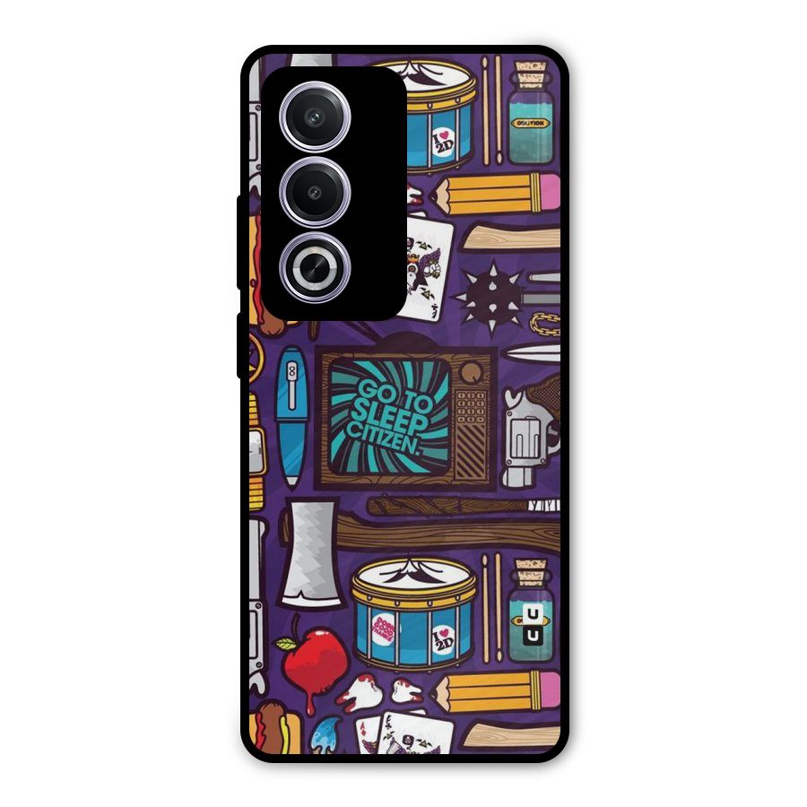 Go To Sleep Metal Back Case for Oppo K12x
