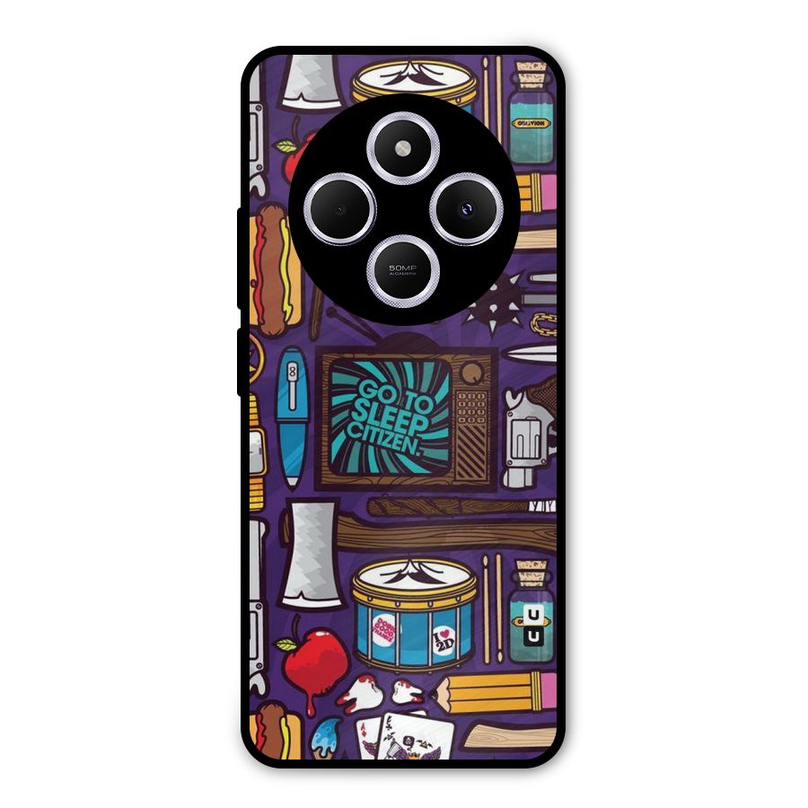 Go To Sleep Metal Back Case for Poco C75 5G