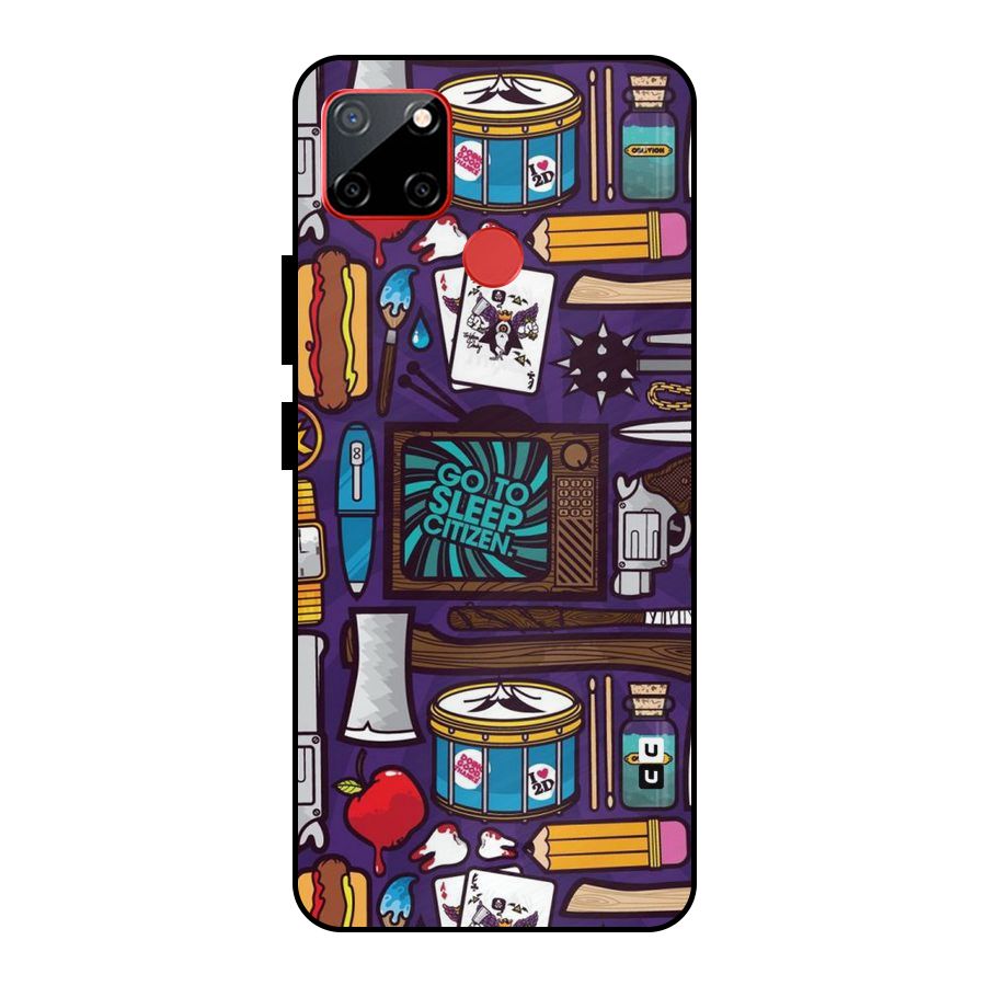 Go To Sleep Metal Back Case for Realme C12