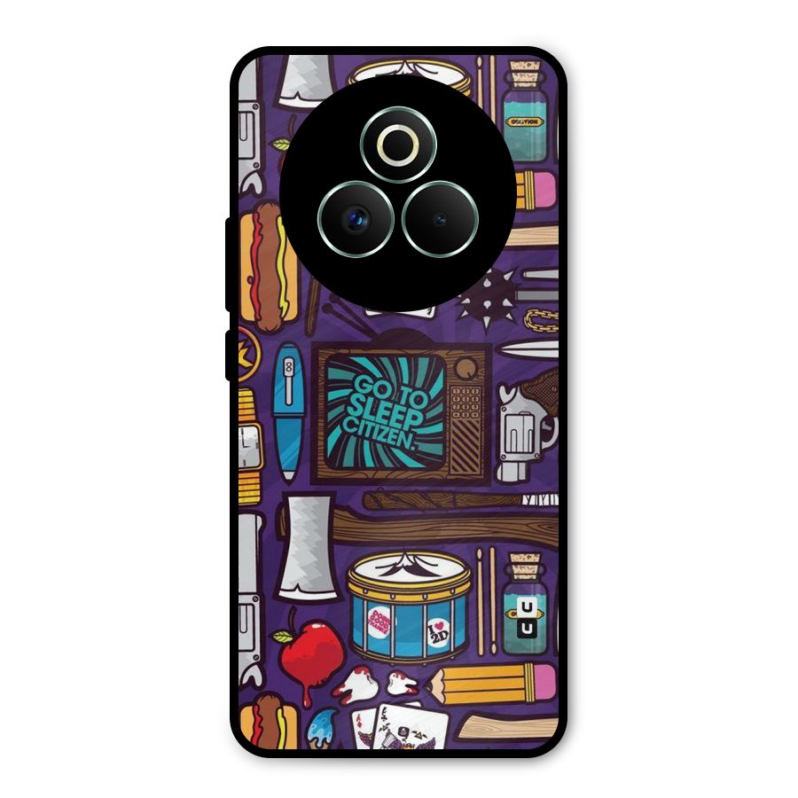 Go To Sleep Metal Back Case for Realme P3 Pro