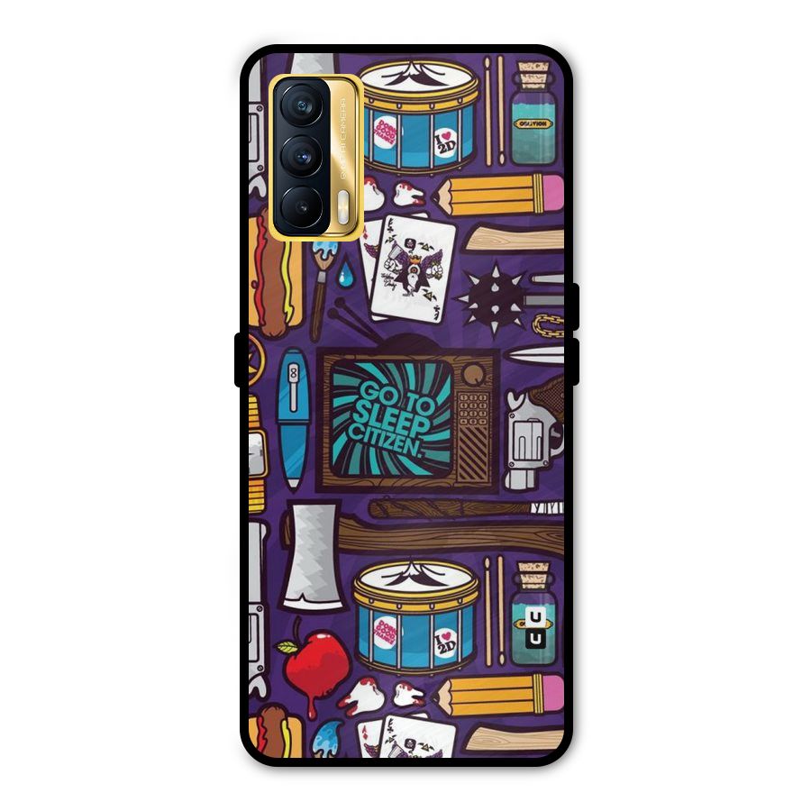 Go To Sleep Metal Back Case for Realme X7