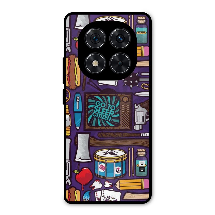 Go To Sleep Metal Back Case for Redmi Note 14 Pro 5G
