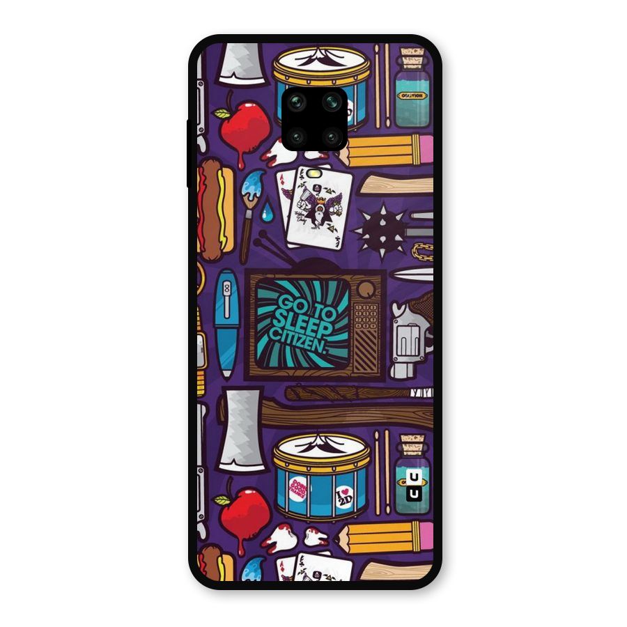 Go To Sleep Metal Back Case for Redmi Note 9 Pro