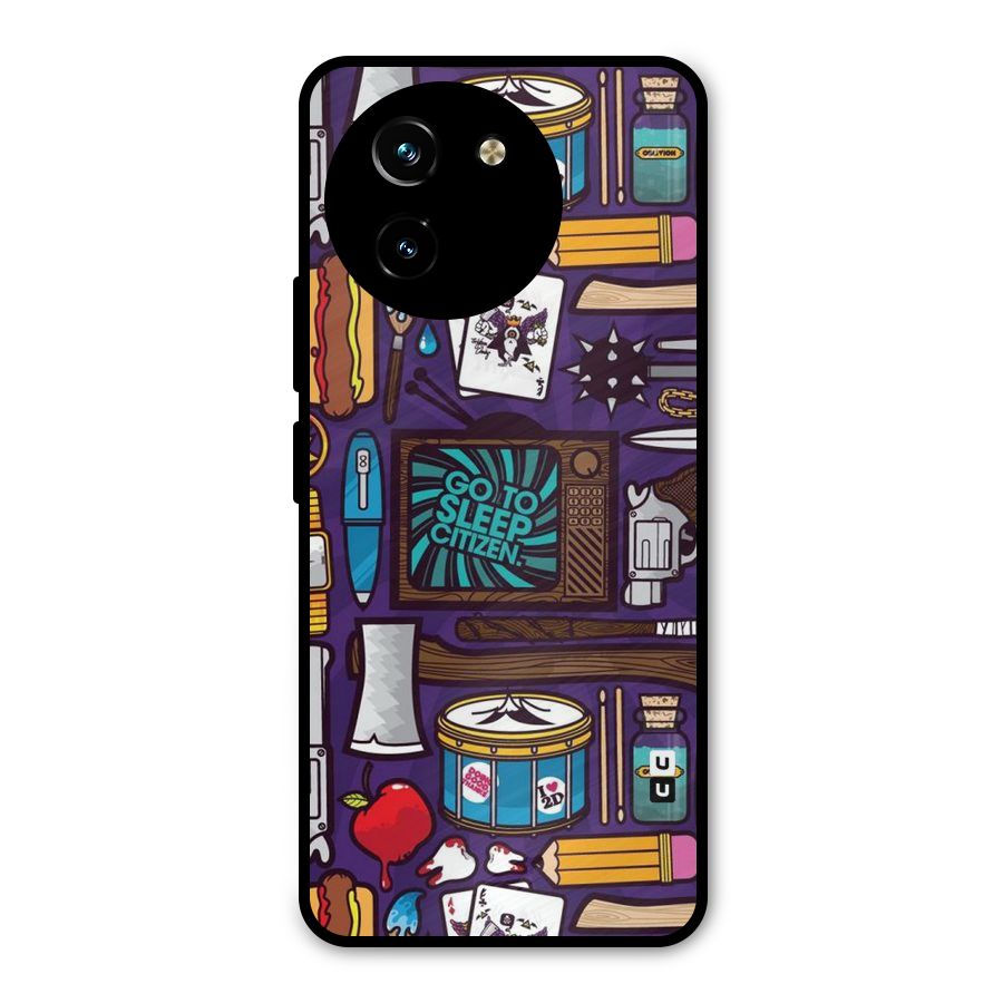 Go To Sleep Metal Back Case for Vivo T3x