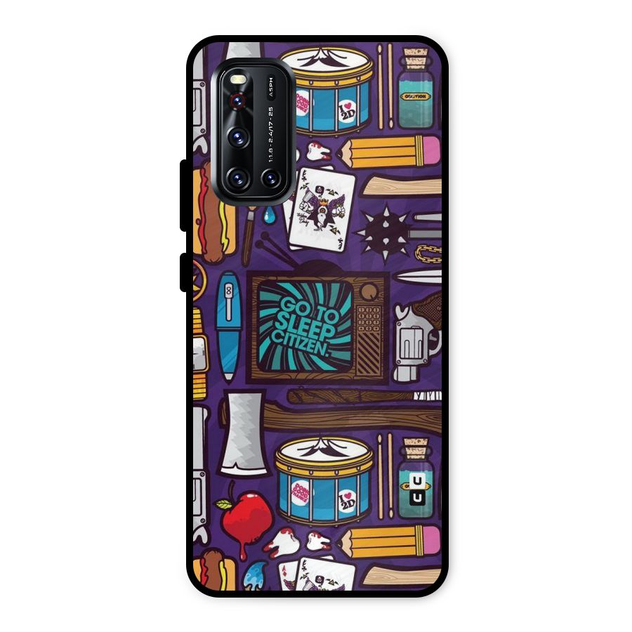 Go To Sleep Metal Back Case for Vivo V19