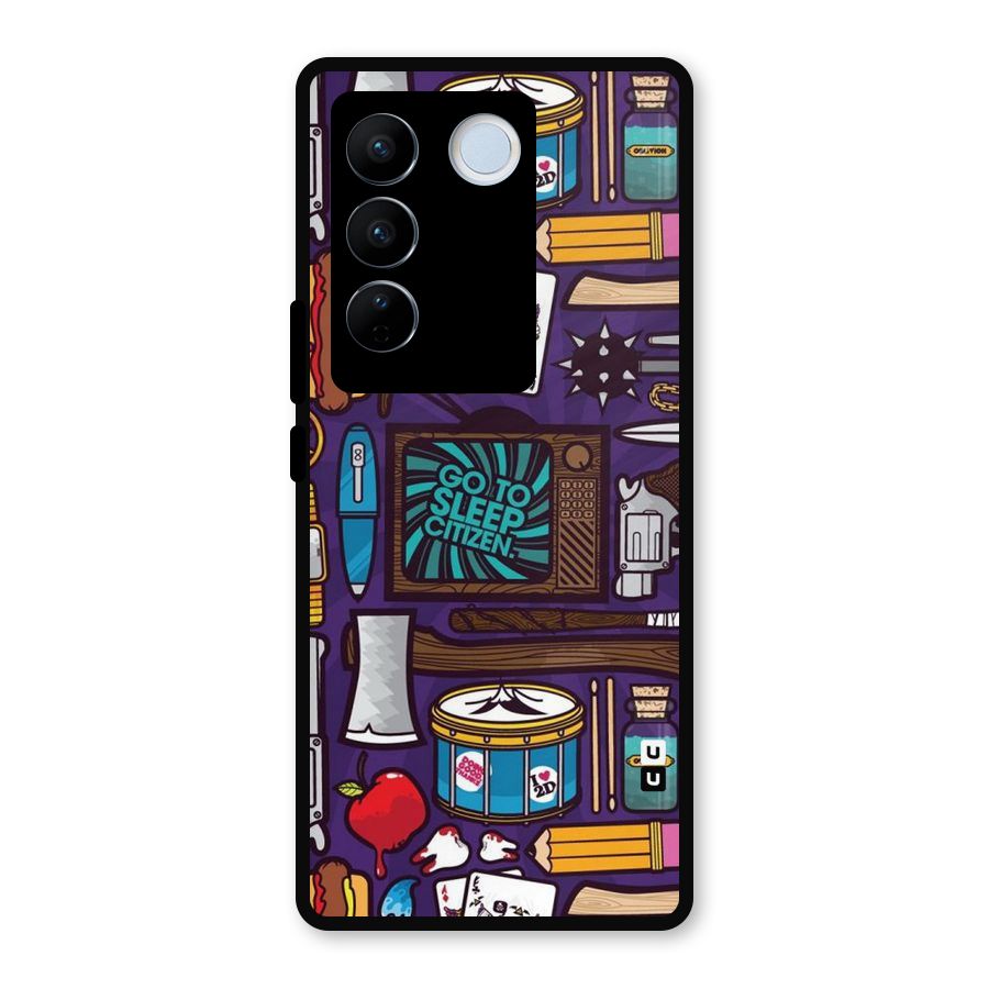 Go To Sleep Metal Back Case for Vivo V27