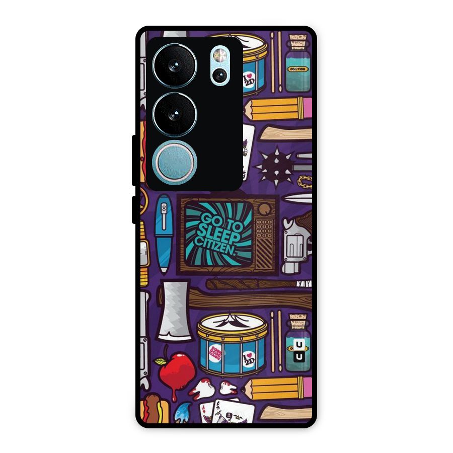 Go To Sleep Metal Back Case for Vivo V29
