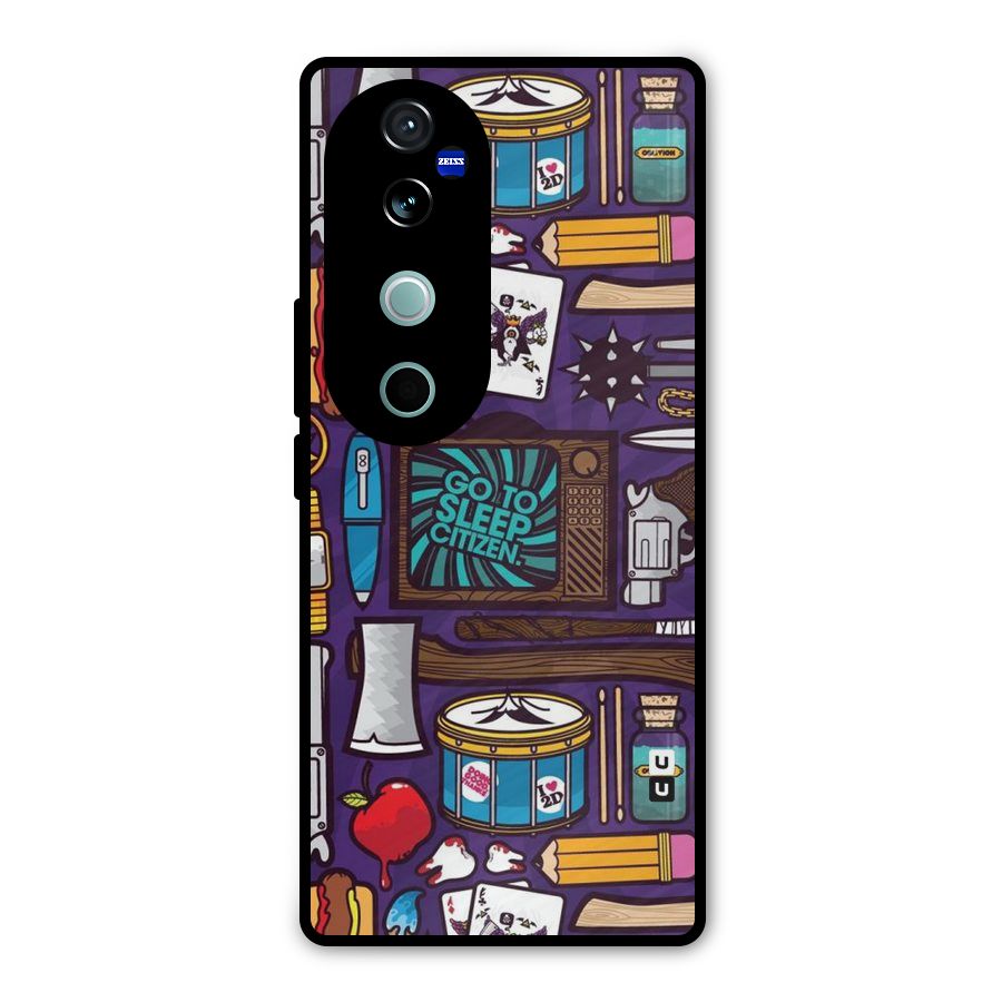 Go To Sleep Metal Back Case for Vivo V40
