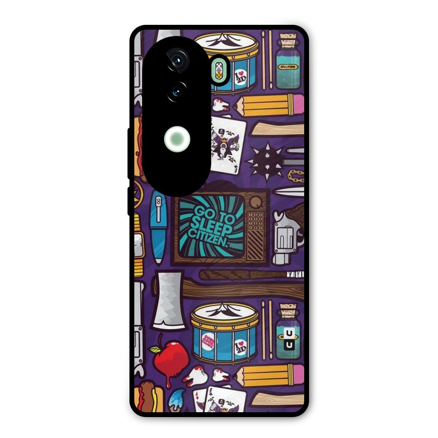 Go To Sleep Metal Back Case for Vivo V40e