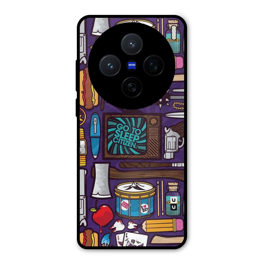 Go To Sleep Metal Back Case for Vivo X200