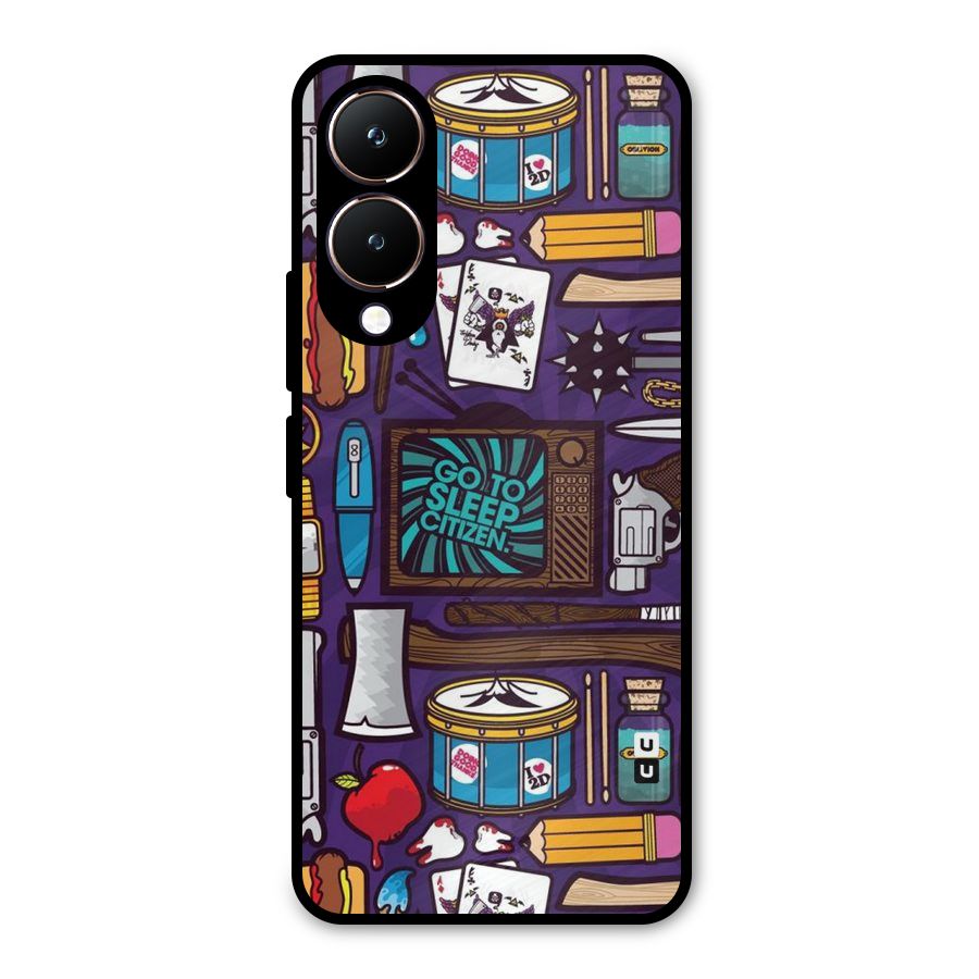 Go To Sleep Metal Back Case for Vivo Y28