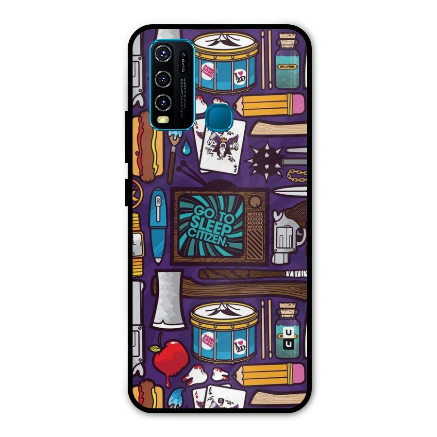 Go To Sleep Metal Back Case for Vivo Y50