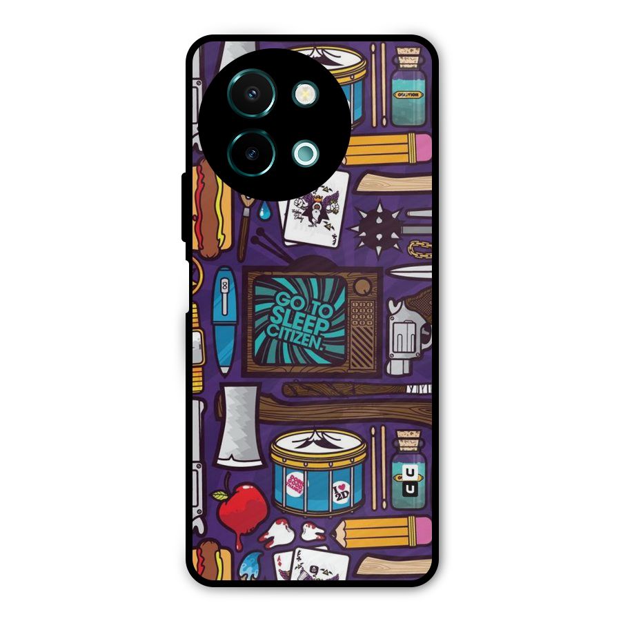 Go To Sleep Metal Back Case for Vivo Y58