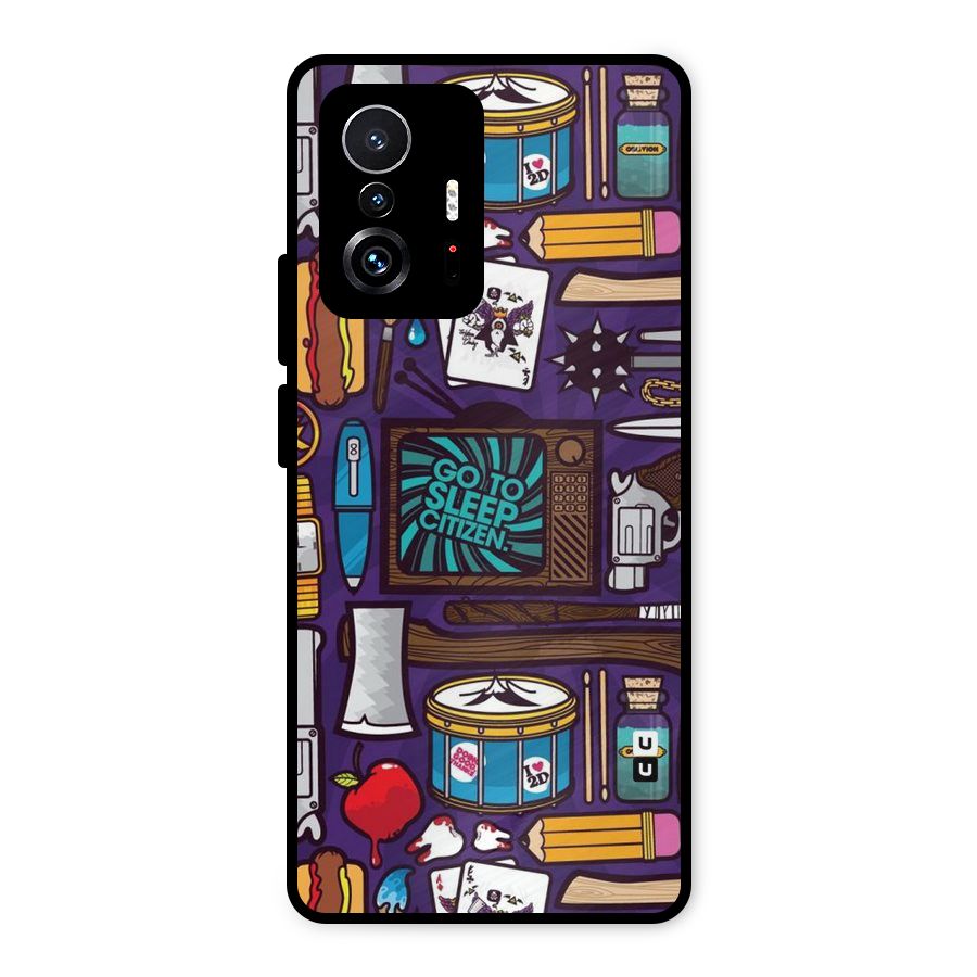 Go To Sleep Metal Back Case for Xiaomi 11T Pro