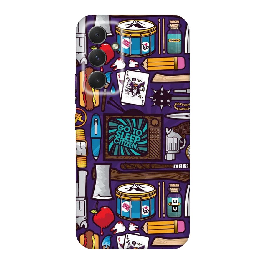 Go To Sleep Original Polycarbonate Back Case for Galaxy A54