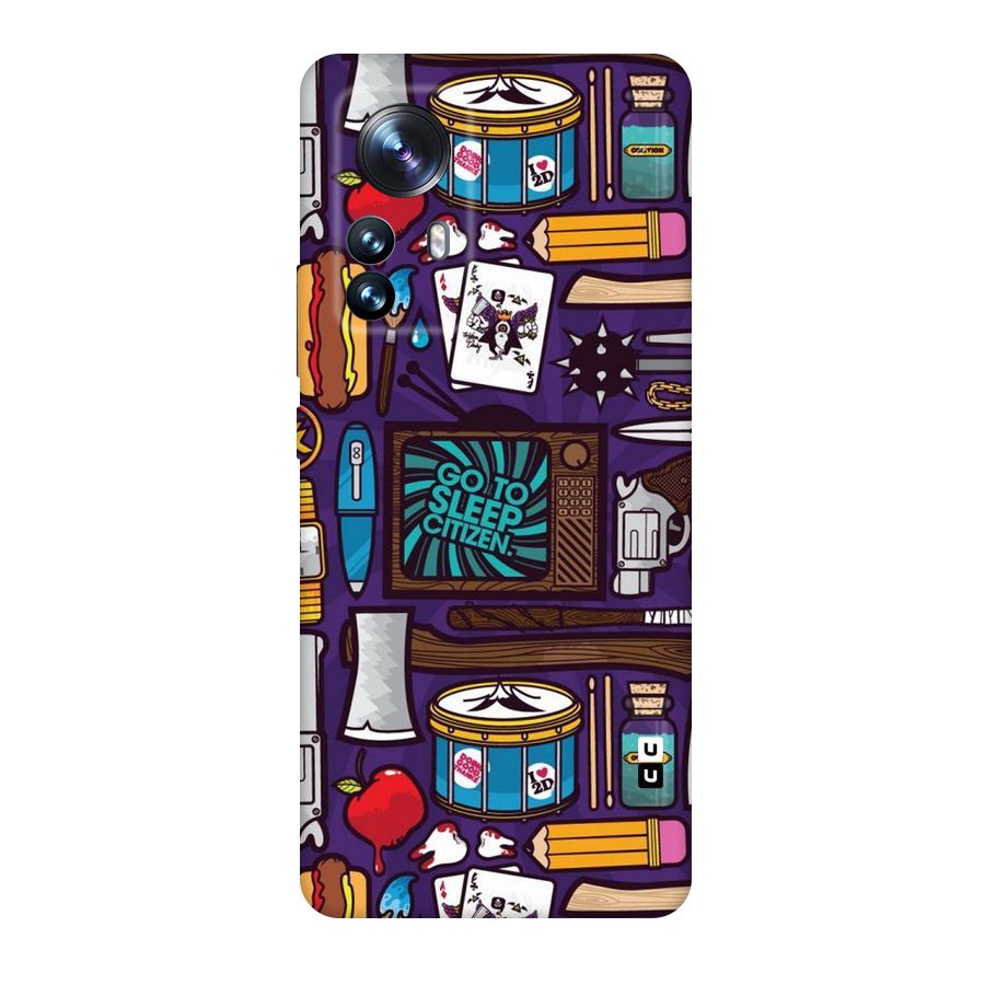 Go To Sleep Original Polycarbonate Back Case for Xiaomi 12 Pro