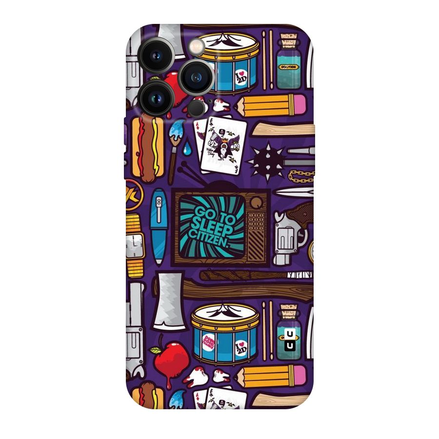 Go To Sleep Original Polycarbonate Back Case for iPhone 13 Pro Max