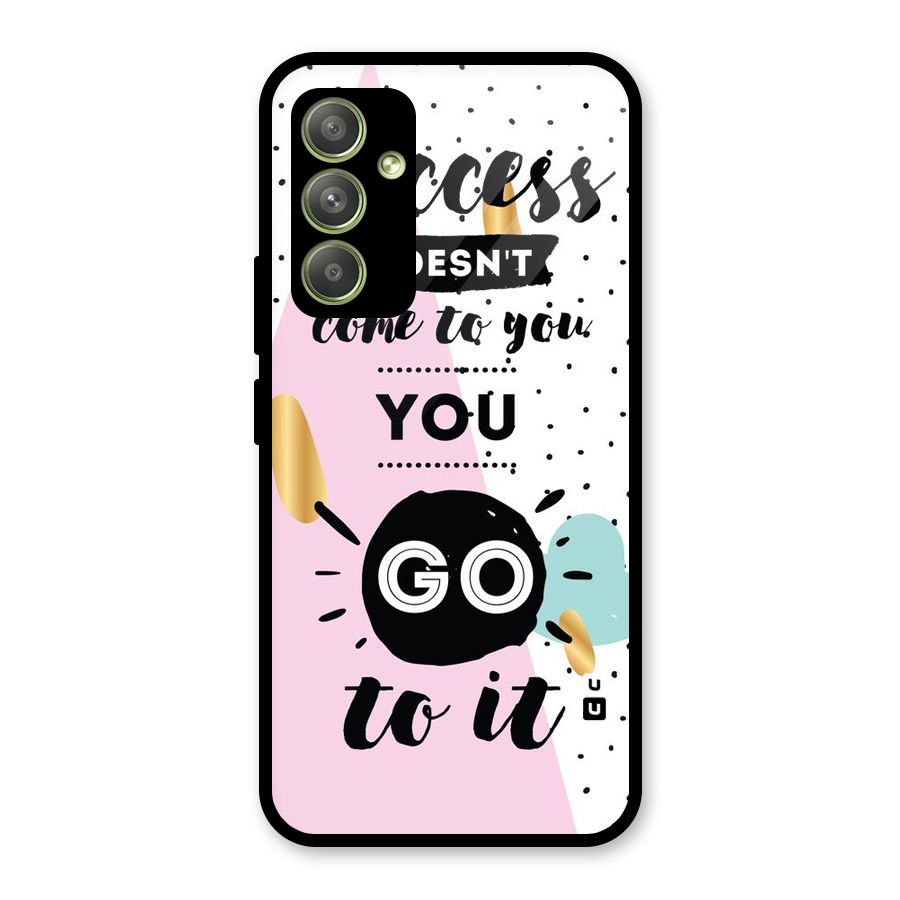 Go To Success Glass Back Case for Galaxy A54