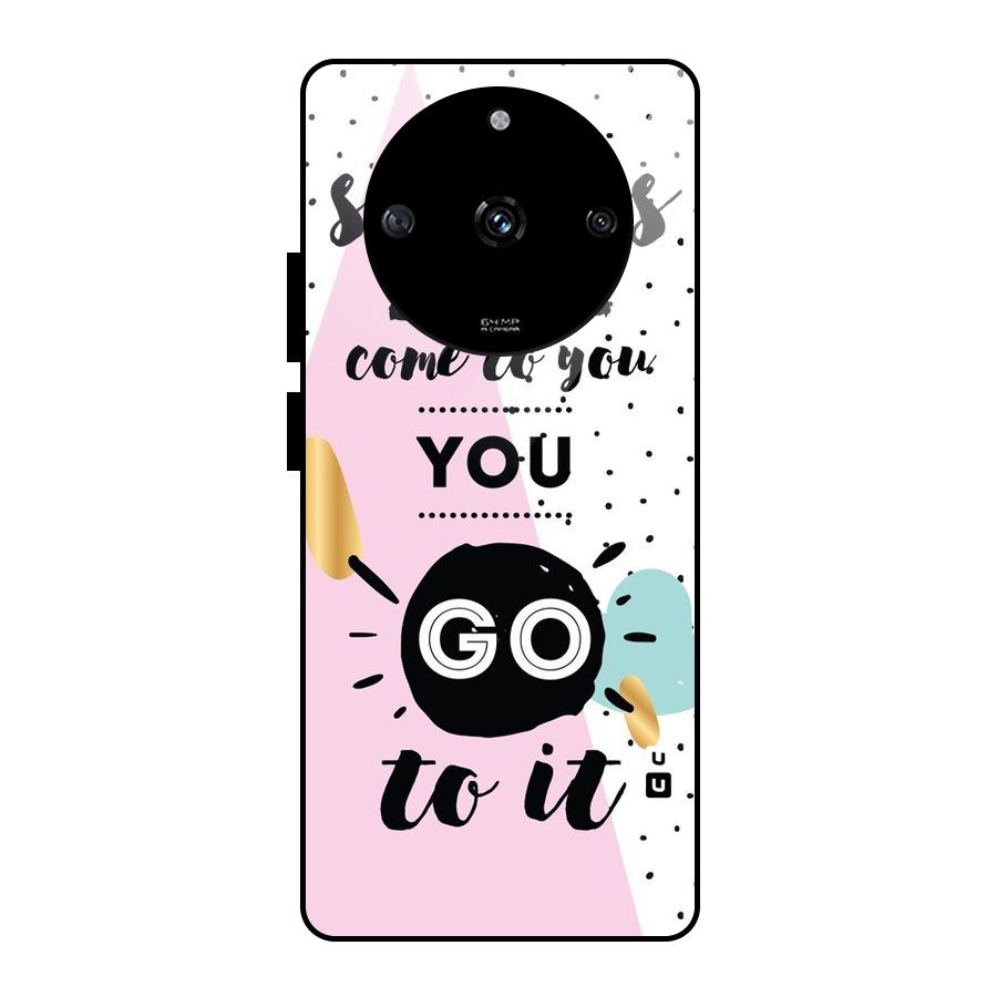 Go To Success Glass Back Case for Realme Narzo 60 5G