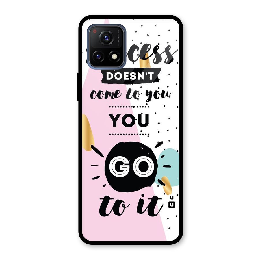 Go To Success Glass Back Case for Vivo Y72 5G
