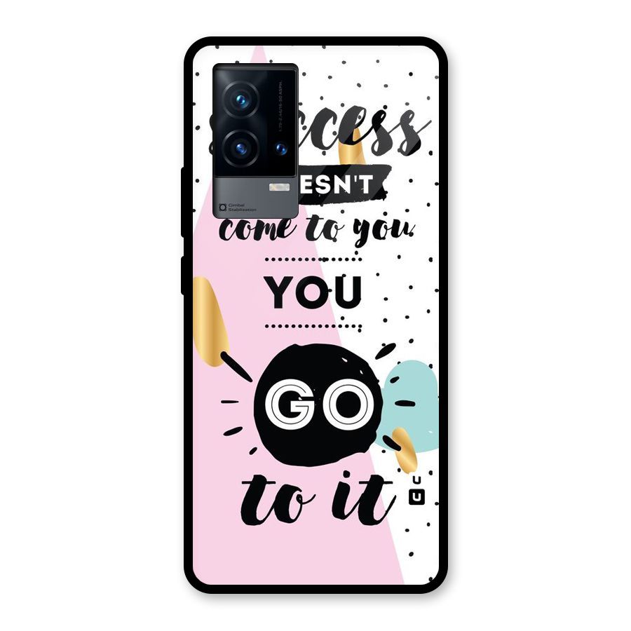 Go To Success Glass Back Case for iQOO 9 5G