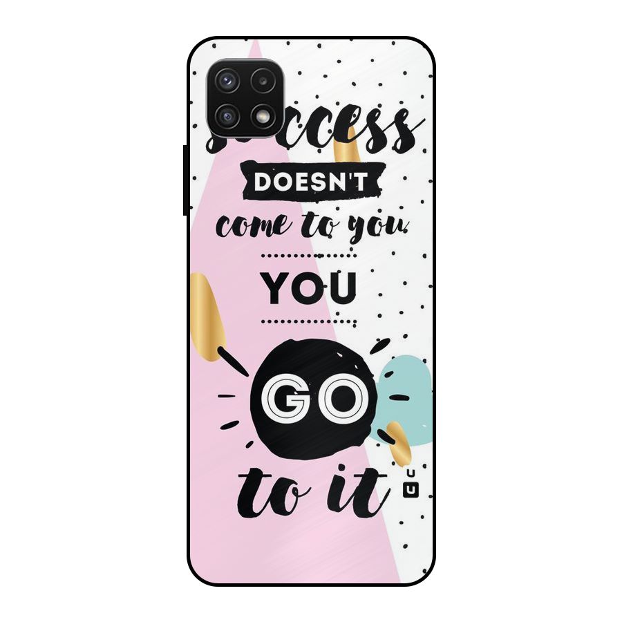 Go To Success Metal Back Case for Galaxy A22 5G
