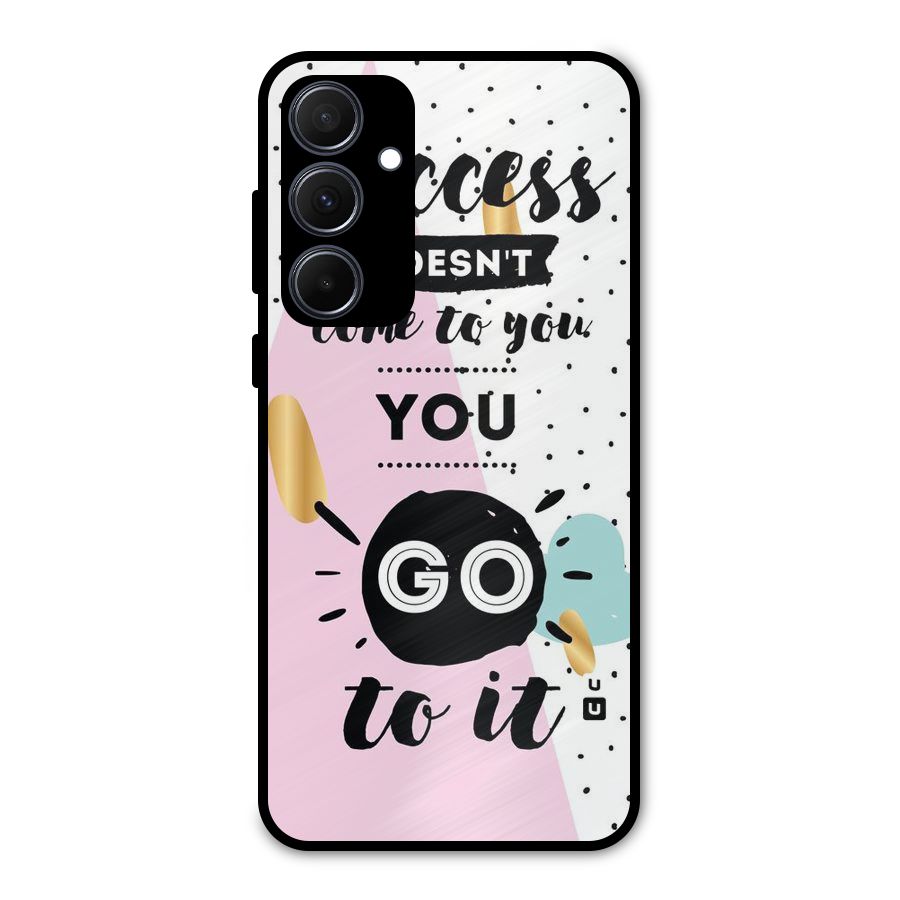 Go To Success Metal Back Case for Galaxy A35