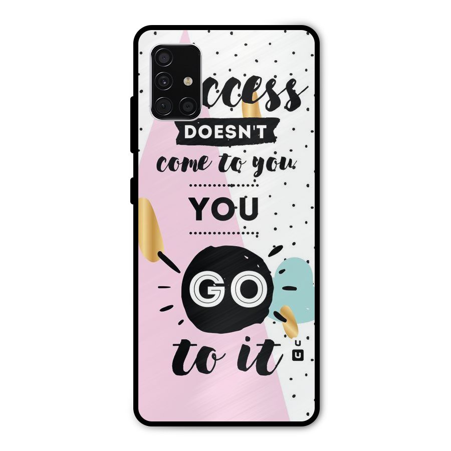 Go To Success Metal Back Case for Galaxy A51