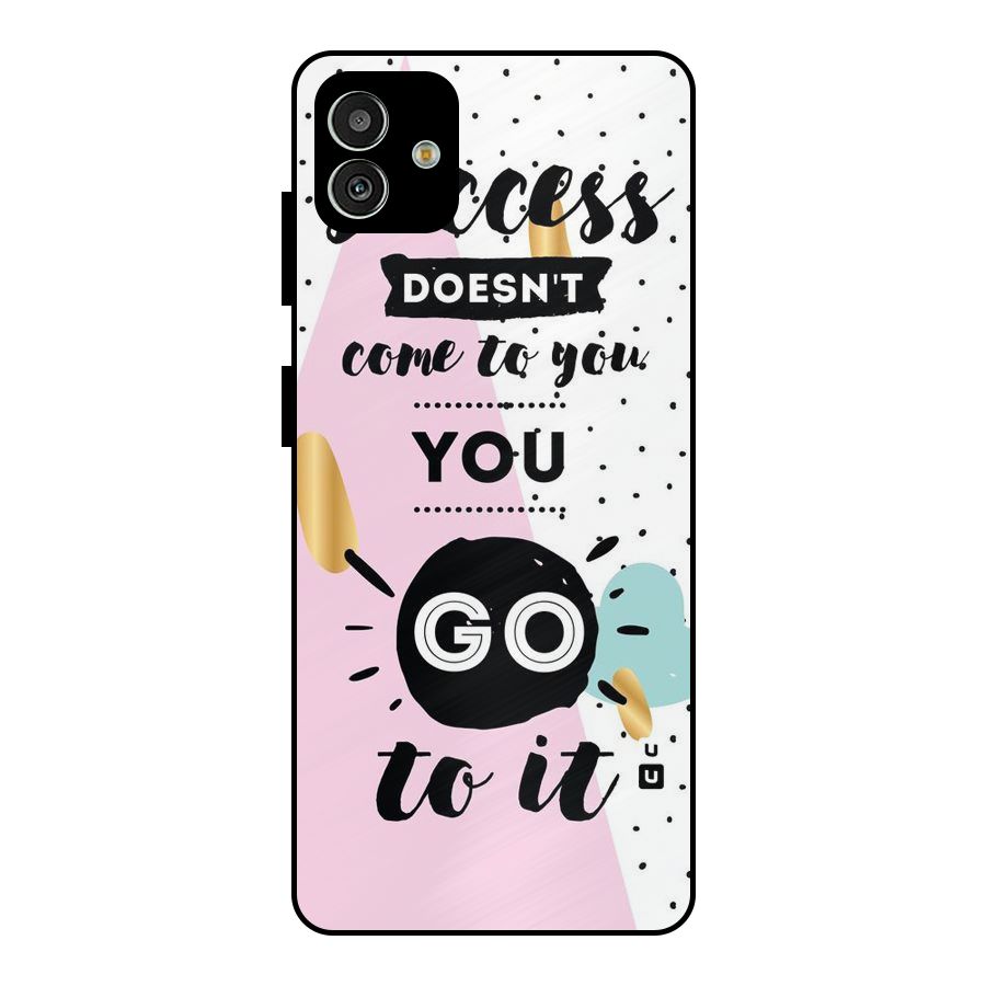Go To Success Metal Back Case for Galaxy M13 5G