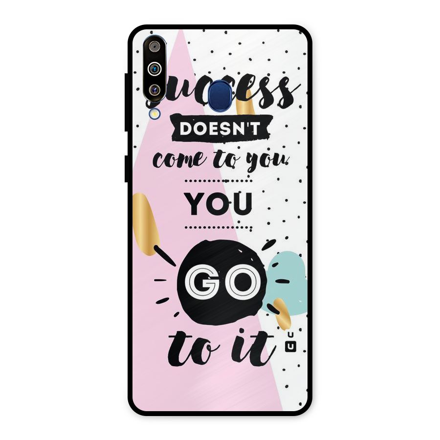 Go To Success Metal Back Case for Galaxy M30