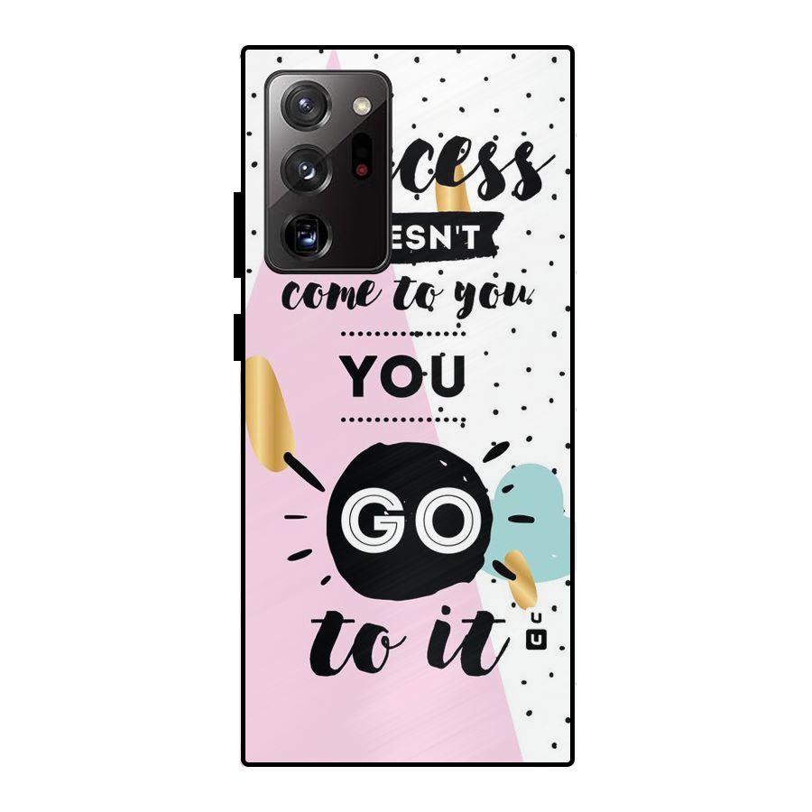 Go To Success Metal Back Case for Galaxy Note 20 Ultra
